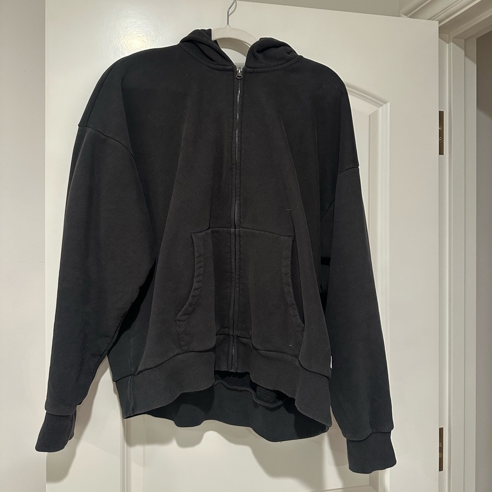 Vuori Restore Full Zip Hoodie (Black (Washed), XL) - Picture 5 of 10